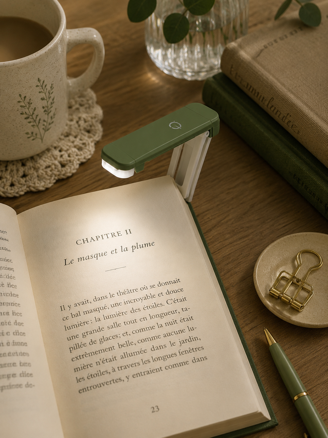 Lampe de lecture rechargeable USB