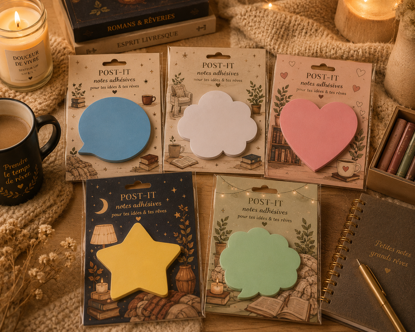 Post-it forme aléatoire