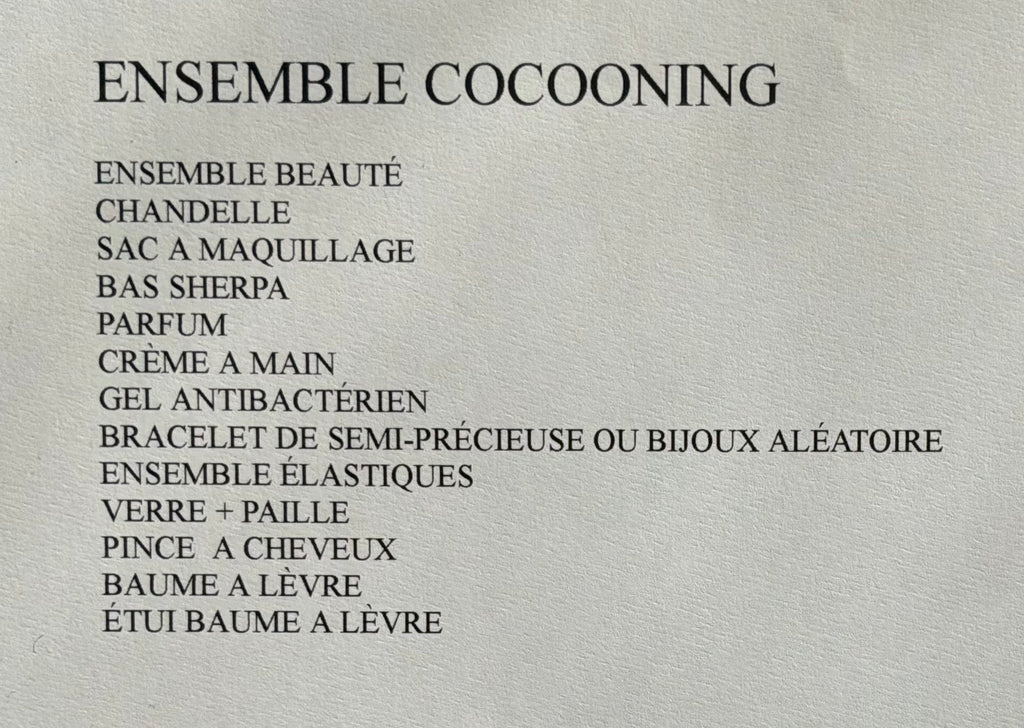 ENSEMBLE COCOONING