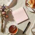 Post-it ligné 4x4 pouces ambiance cocooning hygge