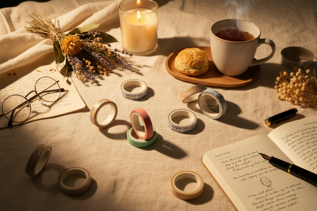 Washi tapes cocooning ambiance hygge